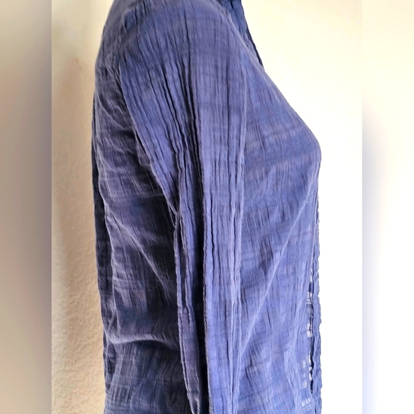 Aeropostale Blue Button-Up Top XSmall women's - Picture 8 of 14